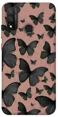 Чехол для Huawei P Smart (2020) PandaPrint Порхающие бабочки паттерн