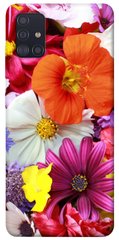 Чехол для Samsung Galaxy A51 PandaPrint Бархатный сезон цветы