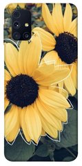 Чохол для Samsung Galaxy M31s PandaPrint Два соняшнику квіти