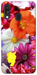 Чехол для Samsung Galaxy A40 (A405F) PandaPrint Бархатный сезон цветы