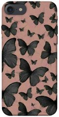Чехол для Apple iPhone 7 / 8 (4.7"") PandaPrint Порхающие бабочки паттерн