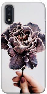 Чехол для Samsung Galaxy A01 PandaPrint Гвоздика цветы