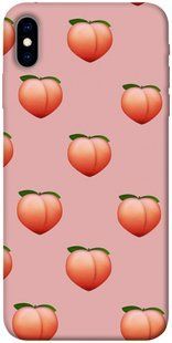 Чехол для Apple iPhone XS (5.8"") PandaPrint Персики паттерн