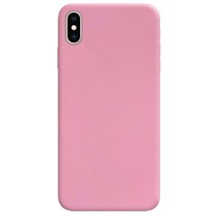 Силиконовый чехол Candy для Apple iPhone XS Max (6.5"") Розовый