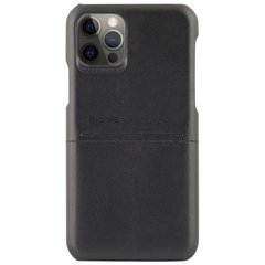 Кожаная накладка G-Case Cardcool Series для Apple iPhone 12 / 12 Pro (6.1") (Черный)