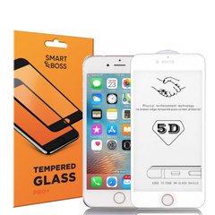 5D стекло изогнутые края для Iphone 7/8/SE (2020) Premium Smart Boss™ Белое, Белый