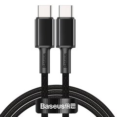 Кабель BASEUS Type-C to Type-C High Density Braided Fast Charging Data Cable |2M, 5A, 100W| (CATGD-A01) Black, Black