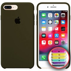 Чехол silicone case for iPhone 7 Plus/8 Plus с микрофиброй и закрытым низом Virid