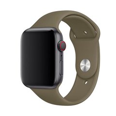 Силіконовий ремінець для Apple watch 38mm / 40mm (Зелений / Dark Olive)