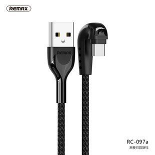 Кабель REMAX Type-C Heymanba Series RC-097a |1m, 3A| Black, Black