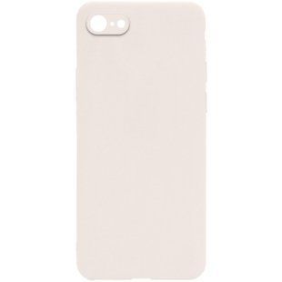 Силиконовый чехол Candy Full Camera для Apple iPhone 7 / 8 / SE (2020) Бежевый / Antigue White