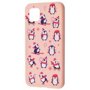 TPU чехол WAVE Fancy для Samsung Galaxy Note 10 Lite (A81) (Penguins / Pink sand)