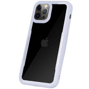 TPU+PC чехол G-Case Shock Crystal для Apple iPhone 12 Pro Max (6.7") (Белый)
