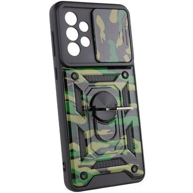 Ударопрочный чехол Camshield Serge Ring Camo для Samsung Galaxy A53 5G Зеленый / Army Green