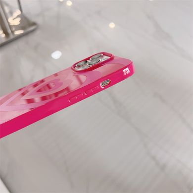 Чехол для iPhone X / XS Heart Barbie Case Pink
