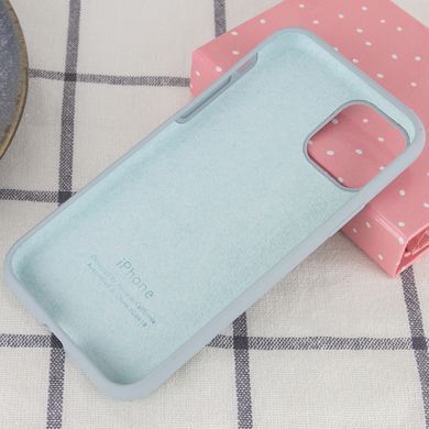 Чехол для iPhone 11 Silicone Full Stone / светло - серый / закрытый низ