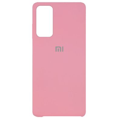Чехол Silicone Cover (AAA) для Xiaomi Mi 10T / Mi 10T Pro (Розовый / Light pink)