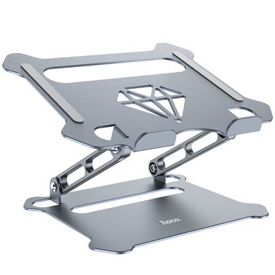 Підставка для ноутбука HOCO Diamond aluminum alloy folding computer stand PH38 |90 ° adjustment | Grey