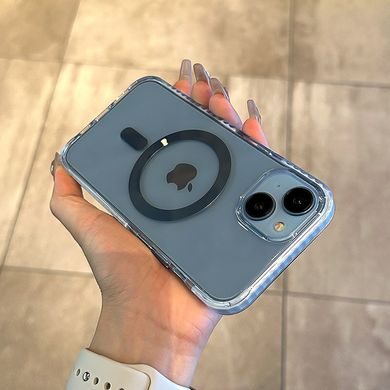 Противоударный чехол для iPhone 13 Shield with Magsafe Blue