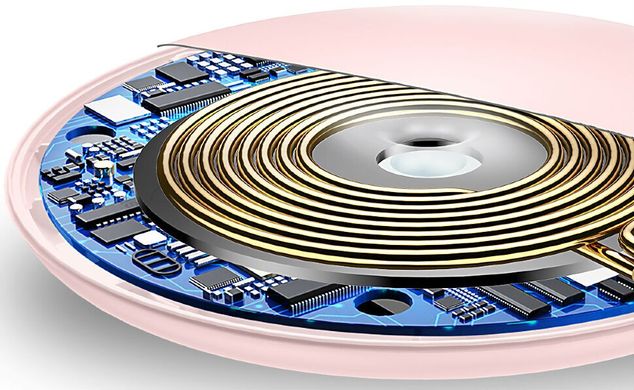 Бездротове зарядний пристрій Baseus WXTTQ-04 рожевий, Рожевий