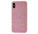 Чехол для iPhone X / Xs Swarovski (полоса) розовый