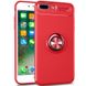 TPU чехол Deen ColorRing под магнитный держатель (opp) для Apple iPhone 7 plus / 8 plus (5.5"") Красный / Красный