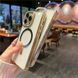 Чехол с блестками, стразами для Iphone 14 Pro Max Luxury Diamond Gold + защита камеры
