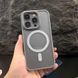 Протиударний чохол для iPhone 12 / 12 Pro Nofelet MATT Case with MagSafe Titanium Grey / Сірий