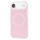 Чохол для iPhone 17 Air Neon Silicone Case MagSafe Light Pink