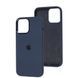 Чохол для iPhone 11 Pro Max Silicone Case Full (Metal Frame and Buttons) з металевою рамкою та кнопками Midnight Blue