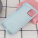 Чехол для iPhone 11 Silicone Full Stone / светло - серый / закрытый низ