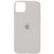 Чохол для iPhone 11 Silicone Full Stone / світло - сірий / закритий низ