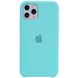 Чохол silicone case for iPhone 11 Pro (5.8") (Бірюзовий / Marine Green)