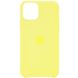 Чохол silicone case for iPhone 11 Pro Max (6.5") (Жовтий / Bright Yellow)