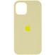 Чехол Silicone Case (AA) для Apple iPhone 12 Pro Max (6.7") (Желтый/Mellow yellow)
