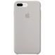 Чехол Silicone case orig 1:1 (AAA) для Apple iPhone 7 plus / 8 plus (5.5") (Серый / Pebble)