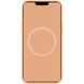 Чехол для Apple Iphone 12 / 12 pro Silicone case Original 1:1 full with Magsafe / Оранжевый / Cantaloupe