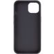 TPU чехол Bonbon Metal Style для Apple iPhone 13 (6.1") Черный / Black