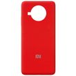 Чехол для Xiaomi Mi 10T Lite / Redmi Note 9 Pro 5G Silicone Full (Красный / Red) c закрытым низом и микрофиброю