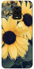 Чохол для Xiaomi Redmi Note 9s / Note 9 Pro / Note 9 Pro Max Два соняшнику квіти