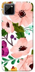 Чохол для Realme C11 PandaPrint Акварельні квіти квіти