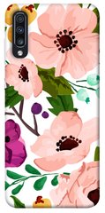 Чехол для Samsung Galaxy A70 (A705F) PandaPrint Акварельные цветы цветы