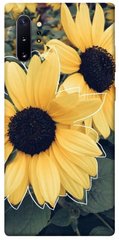 Чехол для Samsung Galaxy Note 10 Plus PandaPrint Два подсолнуха цветы