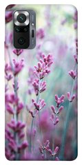 Чехол для Xiaomi Redmi Note 10 Pro Лаванда 2 цветы