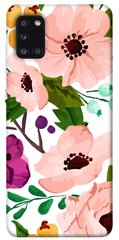 Чохол для Samsung Galaxy A31 PandaPrint Акварельні квіти квіти
