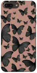 Чехол для Apple iPhone 7 plus / 8 plus (5.5"") PandaPrint Порхающие бабочки паттерн