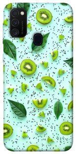 Чехол для Samsung Galaxy M30s / M21 PandaPrint Киви еда