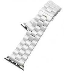 Ремешок Ceramic 3-bead для Apple Watch 38/40/41 mm Белый