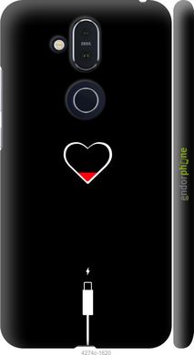 Чехол на Nokia 8.1 Подзарядка сердца 4274m-1620
