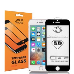 5D стекло изогнутые края для Iphone 7/8/SE (2020) Premium Smart Boss™ Черное, Черный